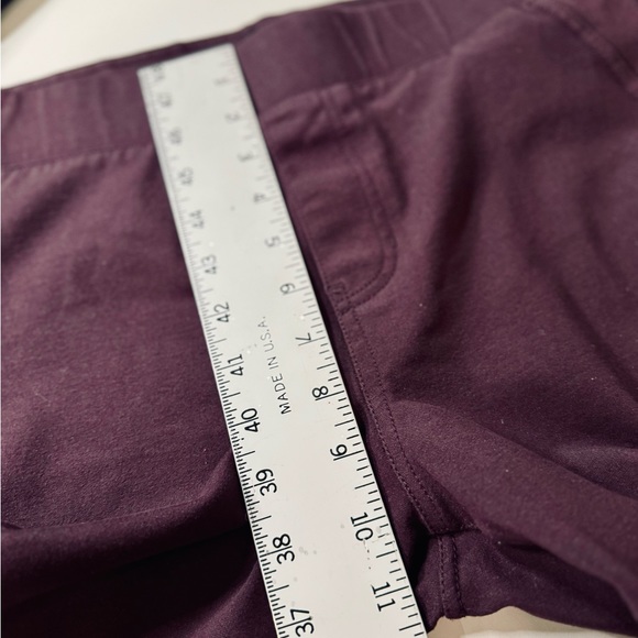 Liverpool Jeans Chloe Pull-On Knit Ankle Skinny Pant in Aubergine SZ 14/32 - Picture 10 of 16